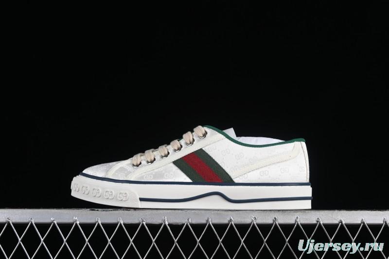 Gucci Tennis 1977 Print Sneaker Retro Casual Sports Canvas Shoes - 02JPO9064