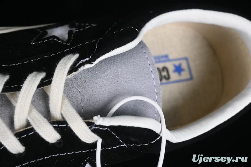 Converse One Star J Vtg Suede Low-Top Casual Sneakers in Black/Grey - M.C3