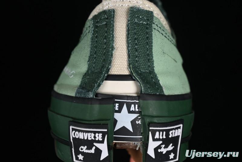 Feng Chen Wang Converse Chuck 70 Low Unisex Deconstructed Canvas Sneakers - A07636C