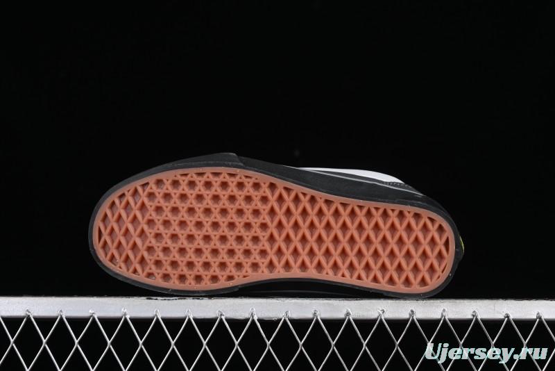 Vans OG Classic Slip-On Acid Wash Retro Grey Black Skate Shoes - VN0009QCGRY