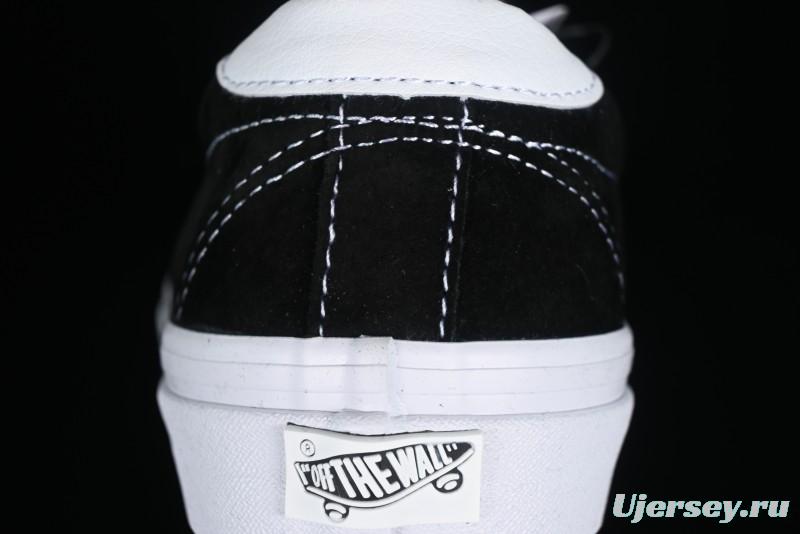 Vans Premium Sport 73 Classic Black & White Suede Low-Top Skate Shoes - VN000CR1BA2