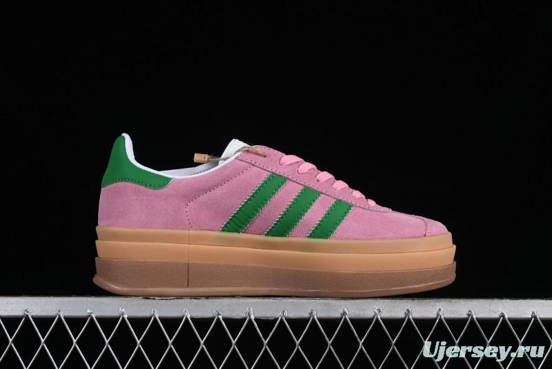 Adidas Originals Gazelle Bold Low-Top Sneakers with Thick Sole for Casual Wear - IE0420