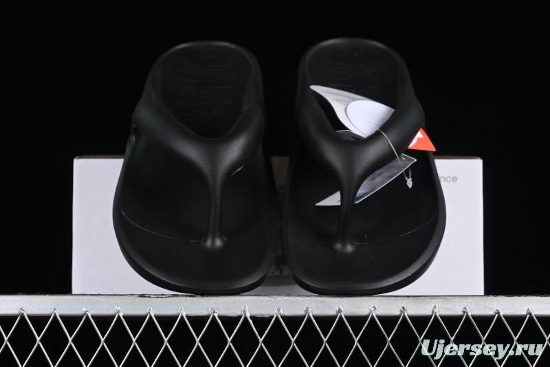 New Balance NB x TAW&TOE Collaboration Black Ultra-Soft Cloud Cushion Beach Sandals Flip Flops - SD5601GBK