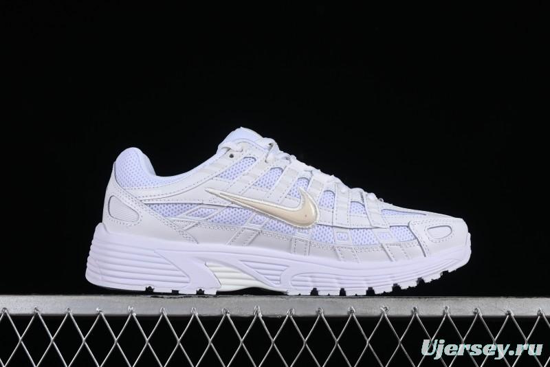 Nike P-6000 Retro Casual Sneaker Dad Shoes with Layered Design - CD6404-100
