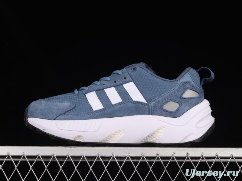 Adidas Originals ZX 22 Boost Retro Running Shoes with Popcorn Sole - GY1623