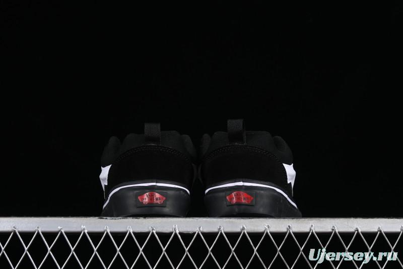 Vans Classics Knu Skool Retro Skate Shoes with Thickened Tongue and Oversized Toe - VN0009QCB9P