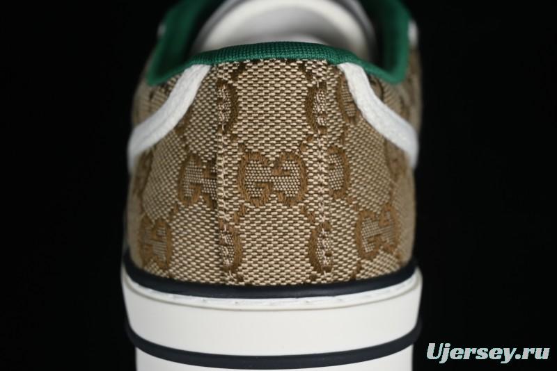 Gucci Tennis 1977 Print Sneaker Retro Casual Canvas Shoes - 02JPO9064