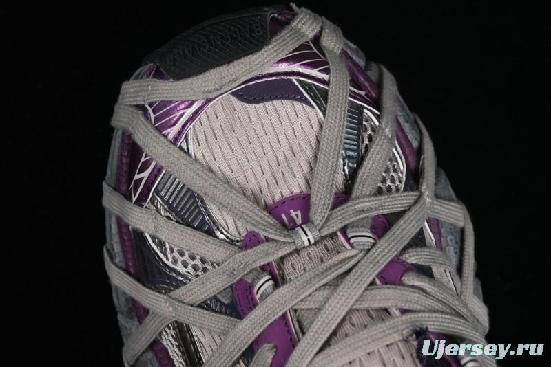 Balenciaga Phantom Sneaker 10th Generation Lace-Up Running Shoes with Transparent Heel Strap - W3XL51269