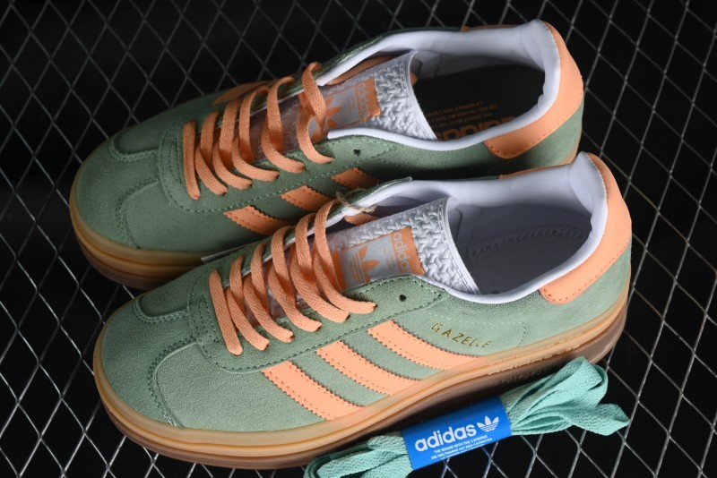 Adidas Originals Gazelle Bold IH7495 Low-Top Sneakers with Thick Sole for Casual Wear Anti-Slip and Durable - IH7495