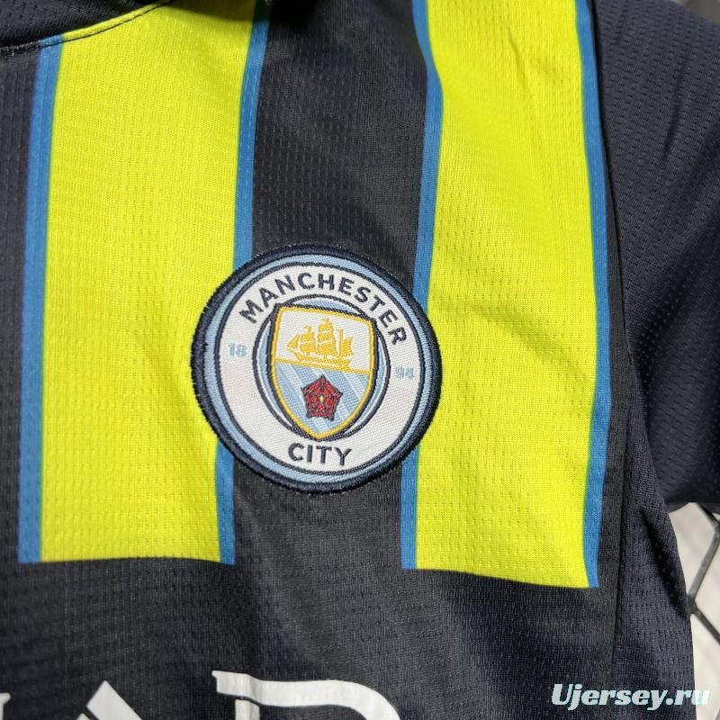 24/25 Kids Manchester City Away Jersey