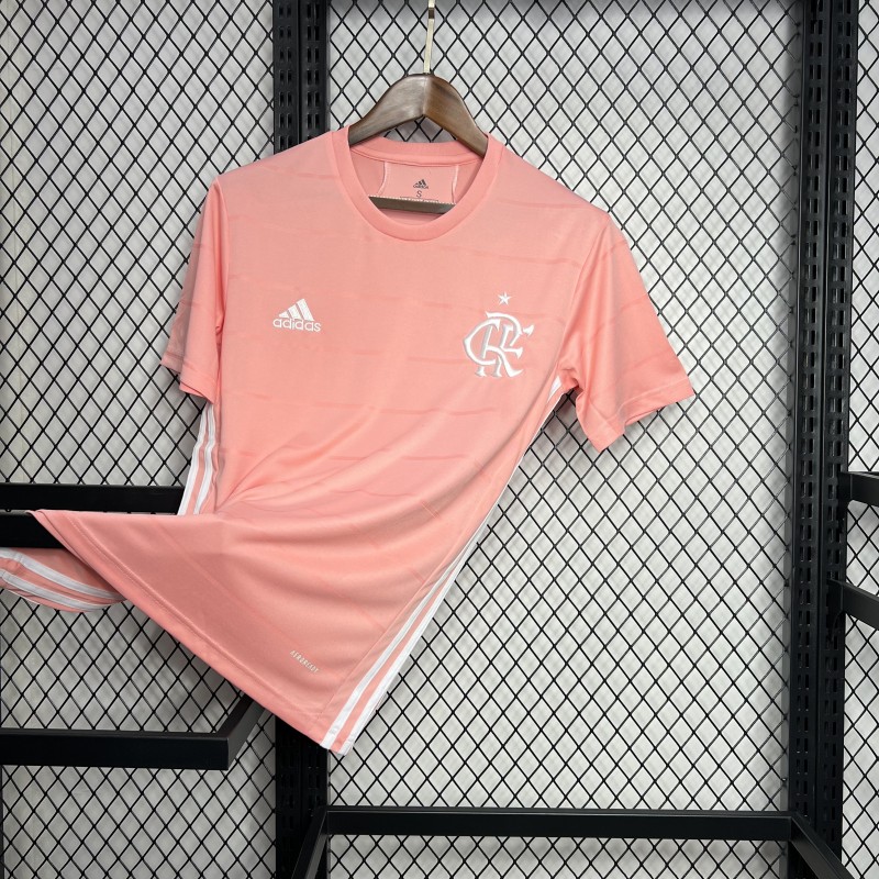 Retro 21/22 Flamengo Pink October Rosa Jersey