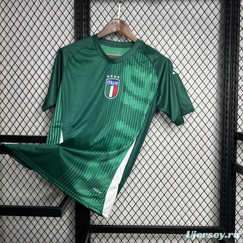 2024 Italy Pre-Match Green Jersey