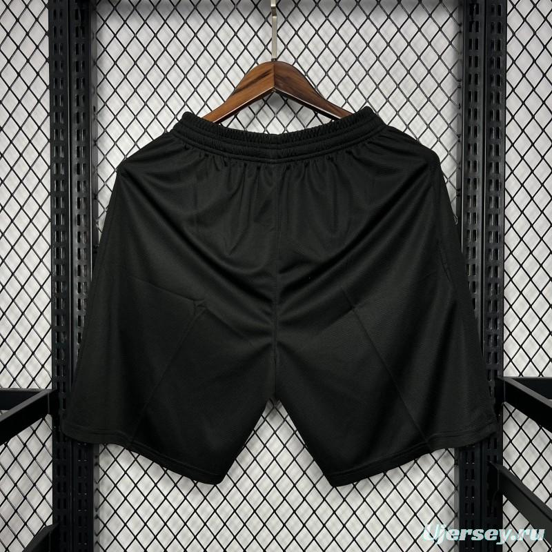 24/25 Corinthians Black -With Zip Shorts