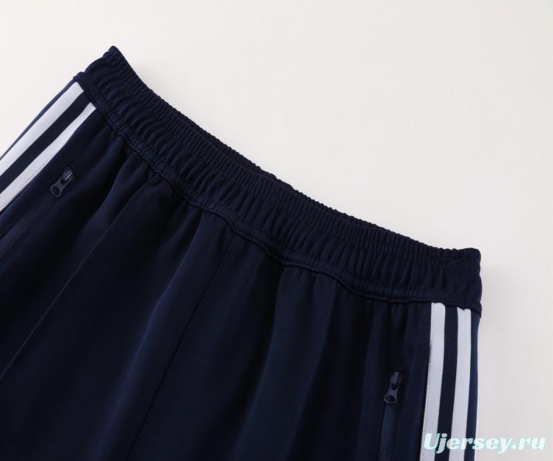 24/25 Adidas Original Navy Full Zipper Jacket +Long Pants