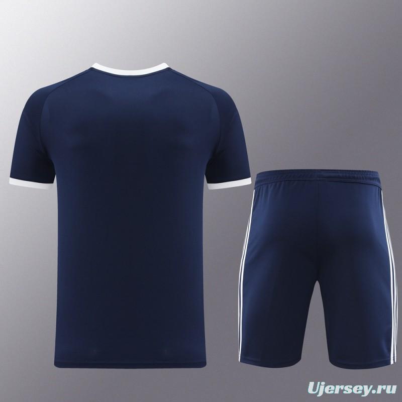 24/25 Adidas Original Navy Short Sleeve Jersey+Shorts