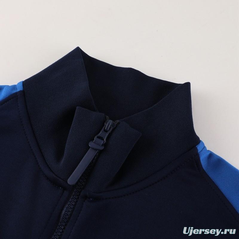 24/25 Nike Navy/Blue Full Zipper Jacket +Long Pants