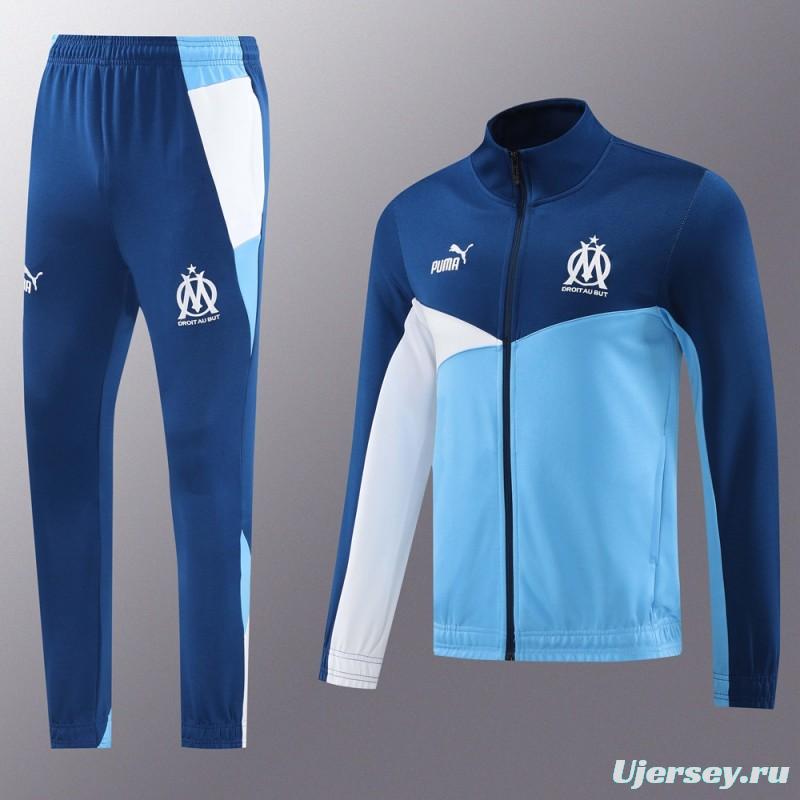 24/25 Olympique Marseille Full Zipper Jacket +Long Pants