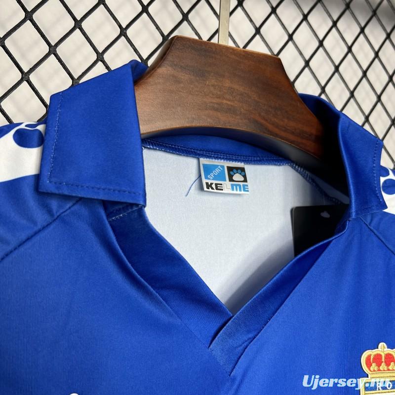 Retro 90/91 Real Oviedo Home Jersey