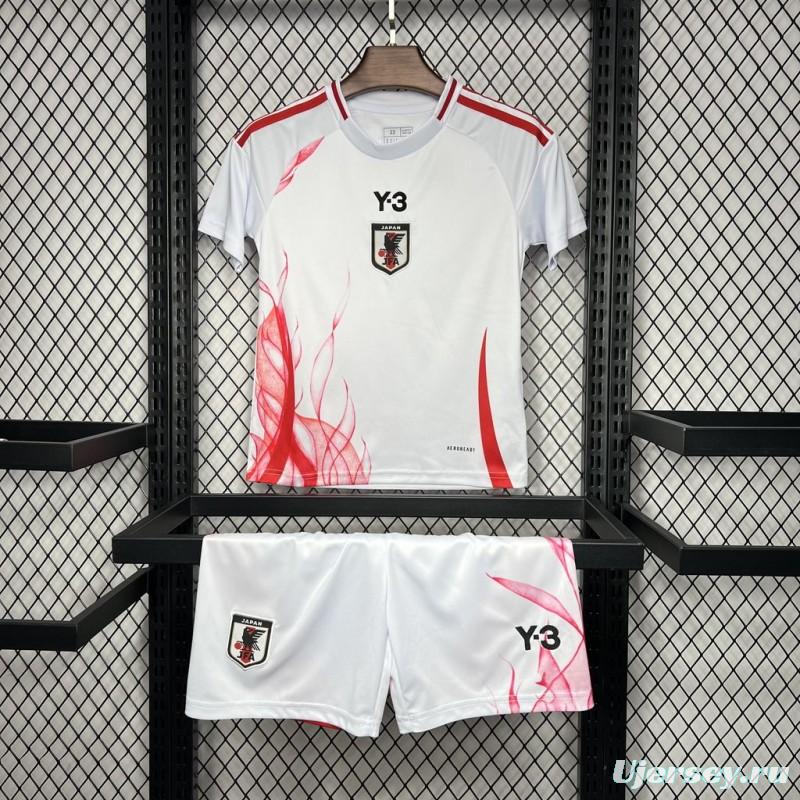 2024 Kids Japan Away White Jersey