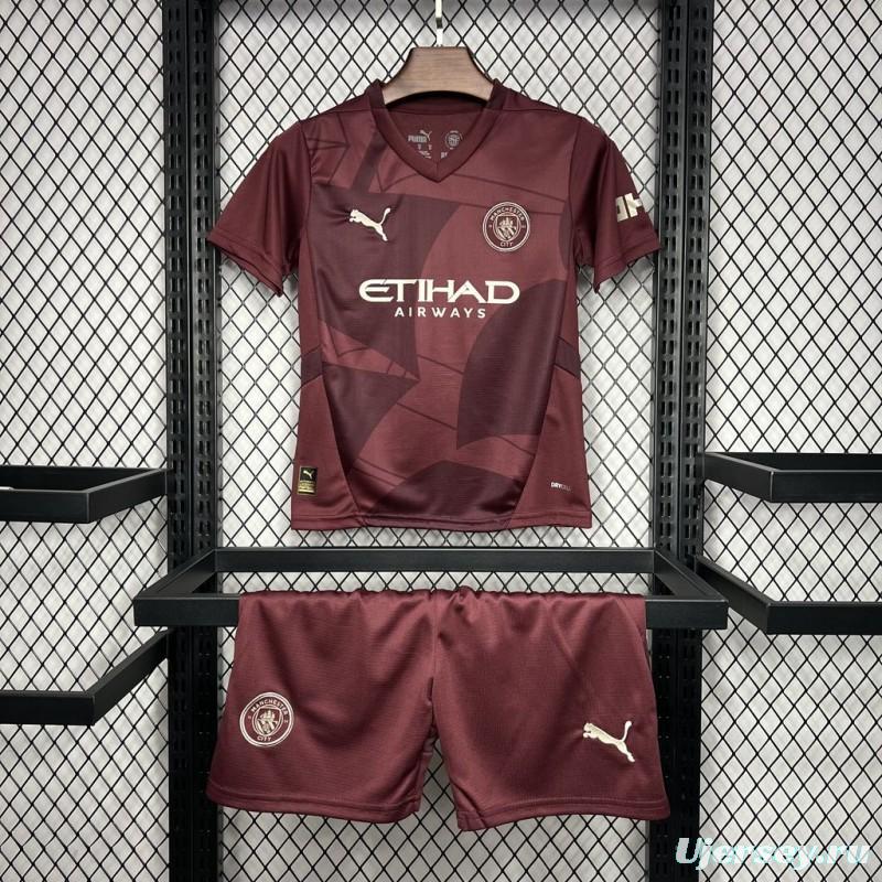 24/25 Kids Manchester City Third Jersey