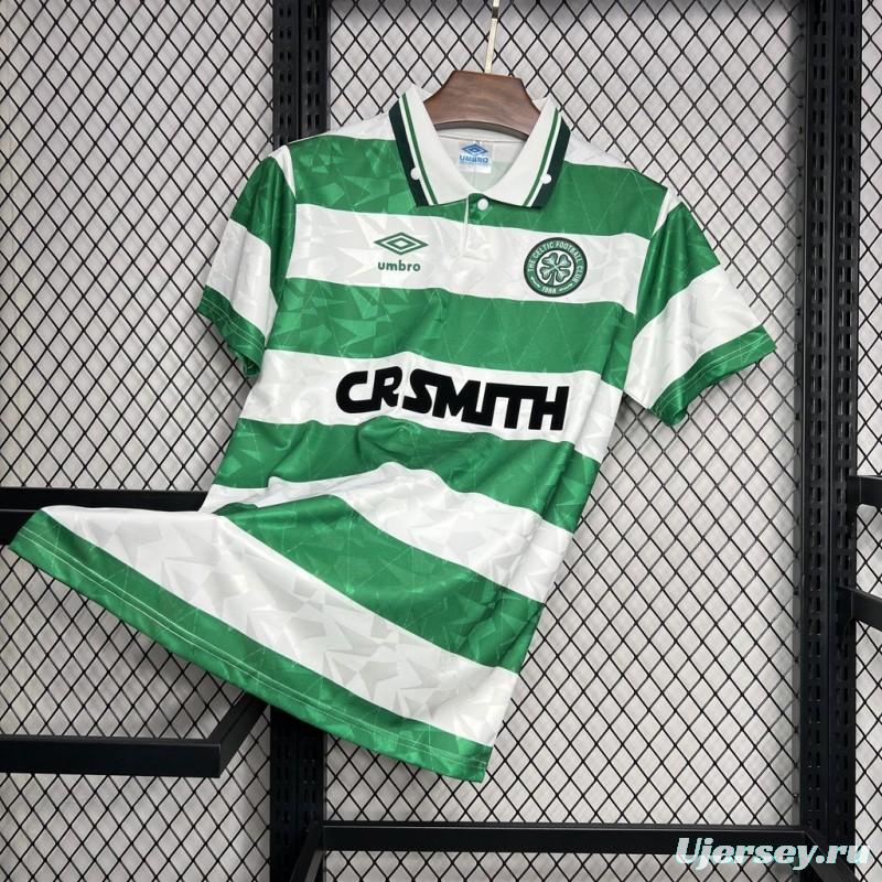Retro 89/91 Celtic Home Jersey