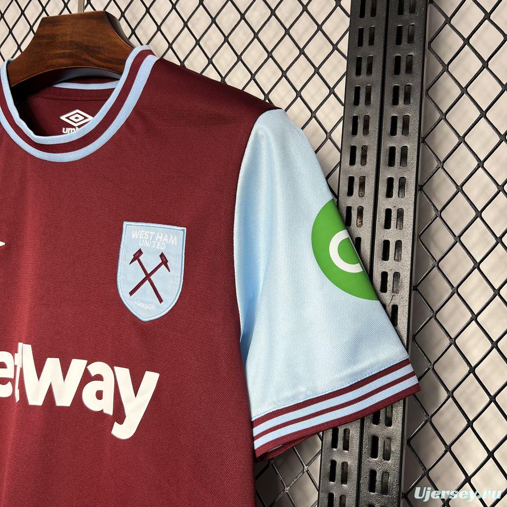 24/25 West Ham United Home Jersey