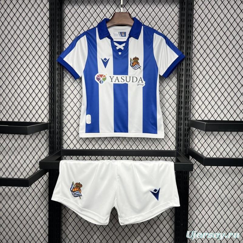 24/25 Real Sociedad Home Kids Kit