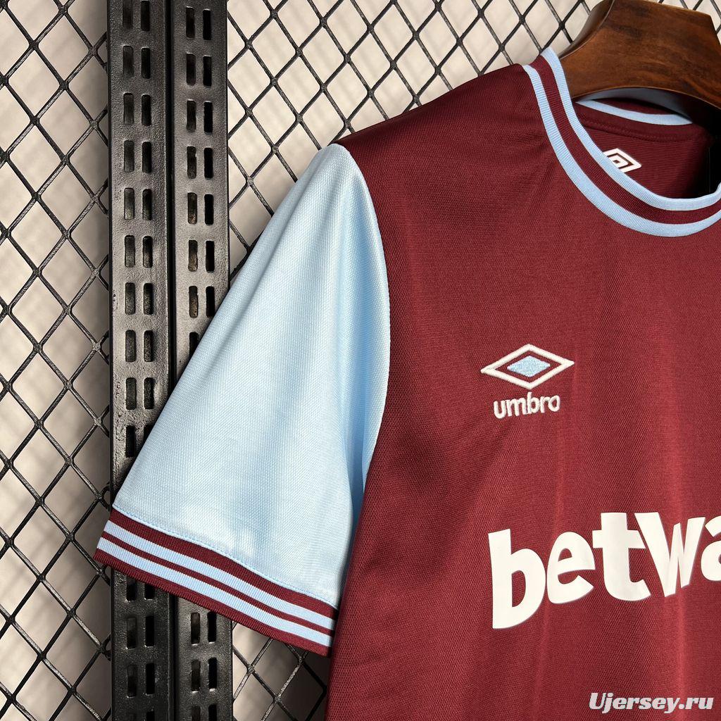 24/25 West Ham United Home Jersey