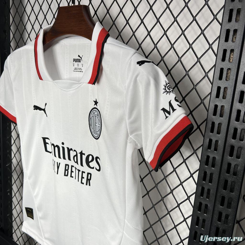 24/25 Kids AC Milan Away Jersey