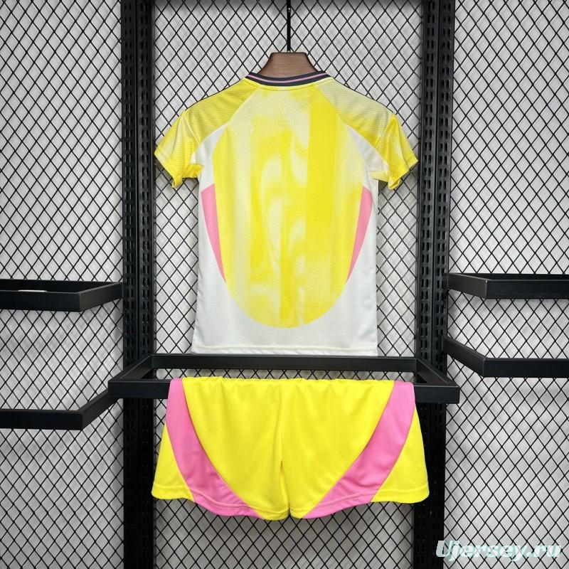 24/25 Kids Juventus Away Yellow Jersey