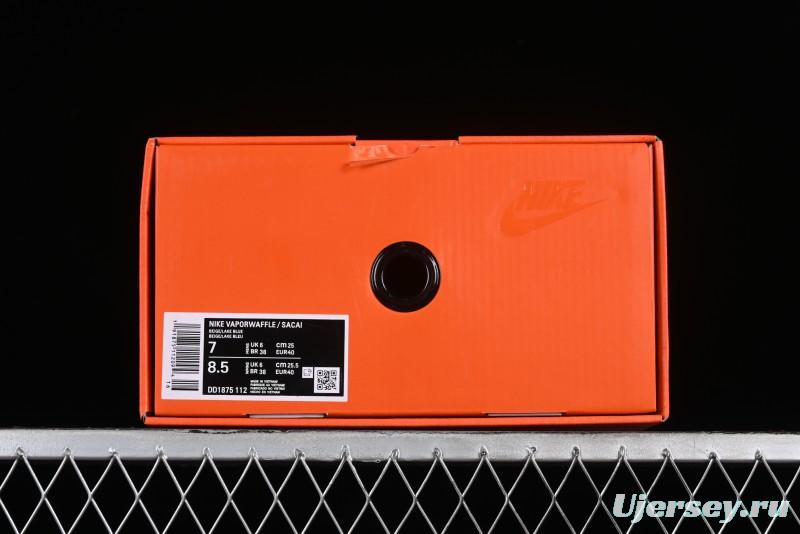 Nike Sacai VaporWaffle 3.0 Deconstructed Sneakers with Overlapping Swoosh and Double Tongue - DD1875-101