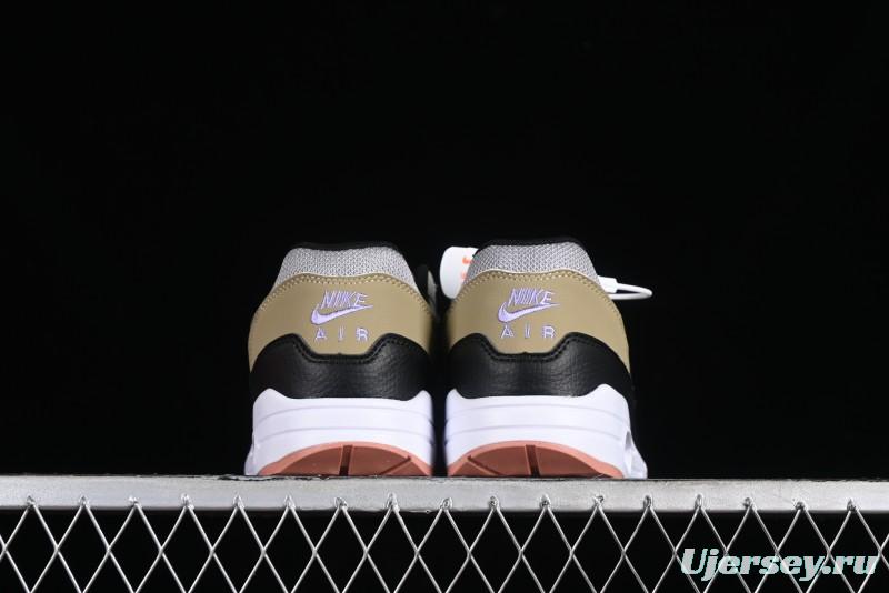 Nike Air Max 1 Retro Running Shoes with Half-Sole Air Cushion - FB9660-003