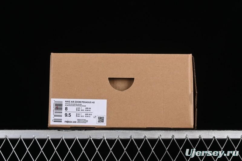 Nike Air Zoom Pegasus 40 Breathable Mesh Running Shoes - FN0024-100