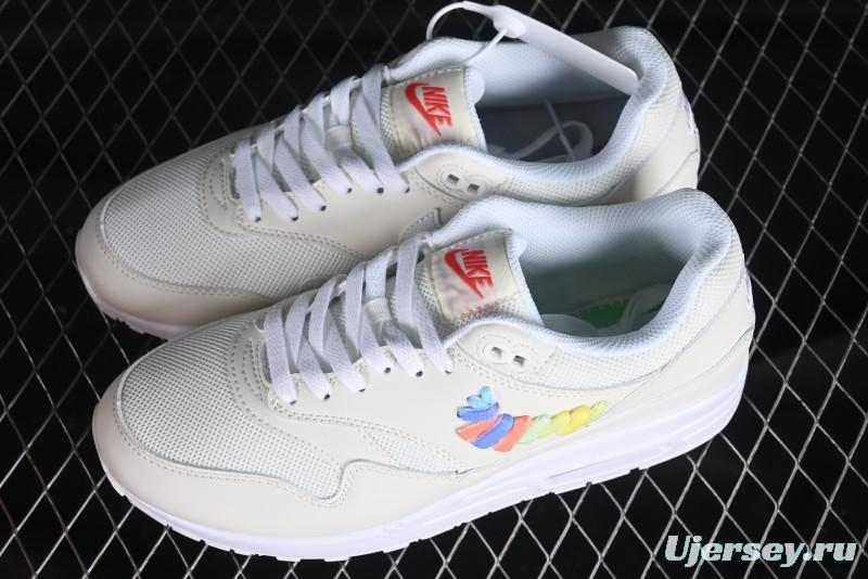 Nike Air Max 1 Retro Running Shoes with Half-Sole Air Cushion - FN4782-100