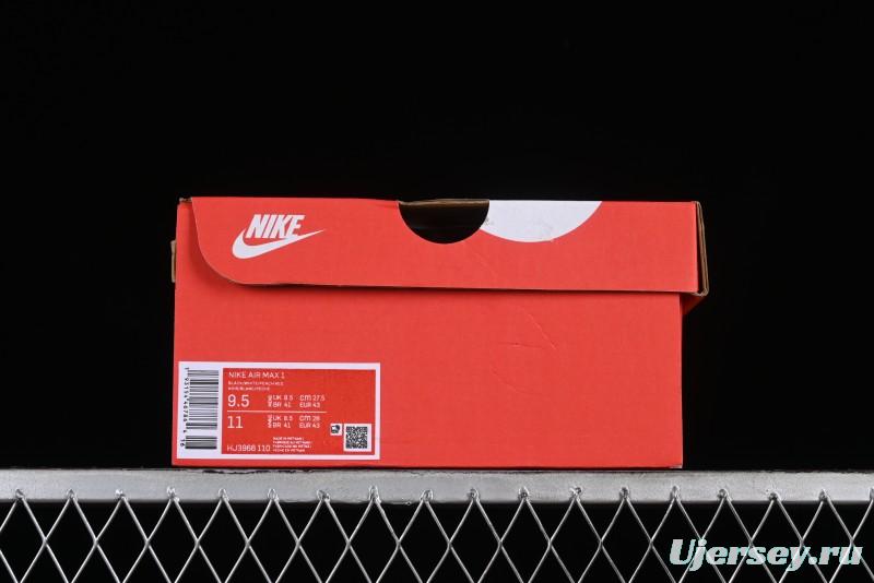 Nike Air Max 1 Retro Running Shoes with Half-Sole Air Cushion - HJ3966-110