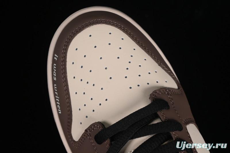 Nike SB Dunk Low Casual Skateboarding Shoes in Black/Brown - MU0232-370