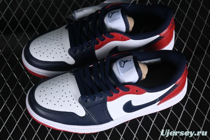Nike Air Jordan 1 Low Golf Shoes Black Toe - DD9315-113