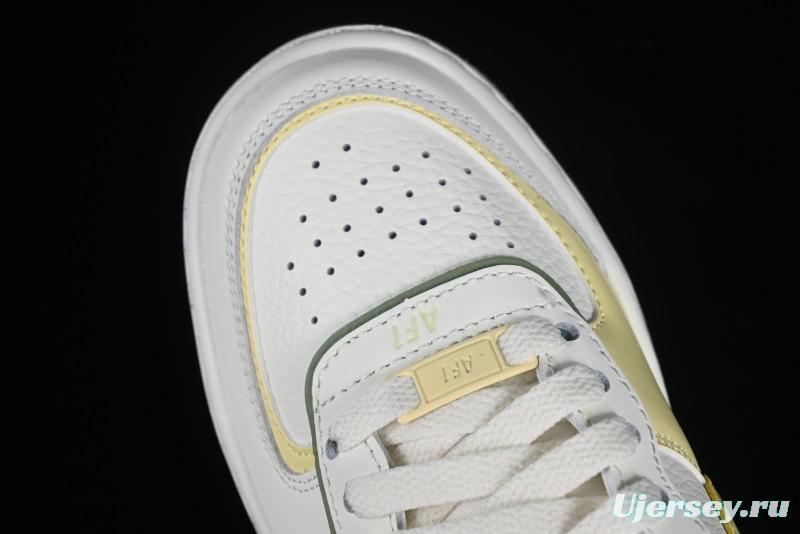 Nike Air Force 1 Shadow Low-Top Sneakers with Lightweight EVA Midsole and Anti-Slip RB Rubber Outsole - FN6335-101