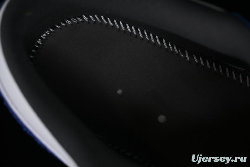 Nike Air Jordan 1 Low Flight Vintage Retro Sneakers in White and Blue - FV8439-104