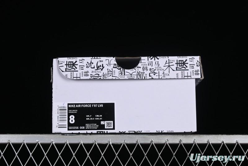 Nike Air Force 1 '07 Low Custom ID Graffiti Chinese Style Hundred Surnames Casual Sneakers - SD3356-008