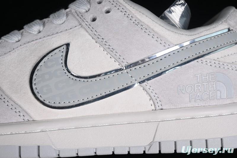 Nike Dunk Low The North Face CDG Collaboration - Light Grey Skateboarding Shoes - DQ1098-338