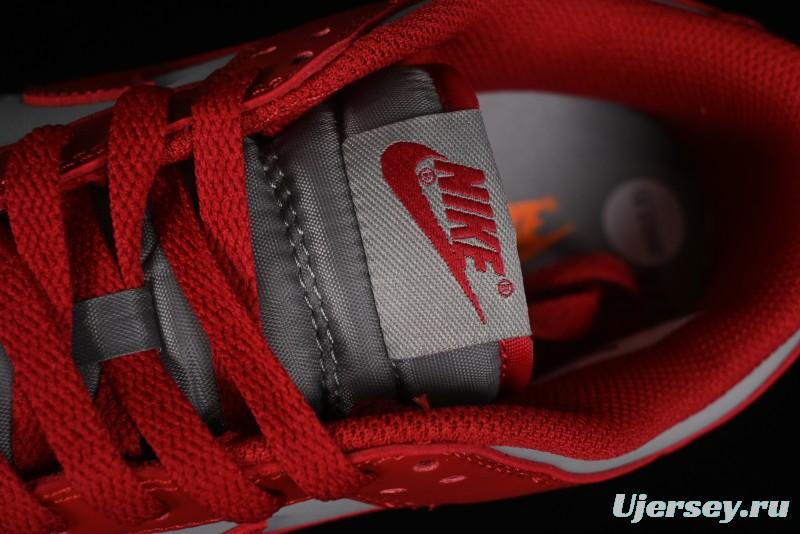 Nike SB Dunk Low Grey Red Colorway Low-Top Casual Skateboarding Shoes - CW1590-0002