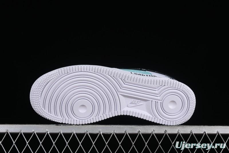 Nike Air Force 1 '07 Low PS5 Gaming Theme Ice Green Casual Sneakers - CW2288-114