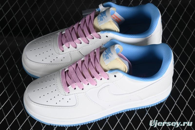 Nike Air Force 1 '07 Low Color-Changing Thermal-Activated White Blue Pink Casual Sneakers - LC5688-001