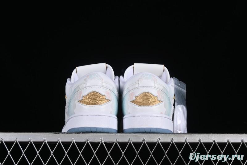 Nike Air Jordan 1 Low AJ1 Chinese New Year Limited Edition New Chinese Style Custom Steam Puppet - Third Prince Ao Bing Low Top Casual Sneakers FN8901-164