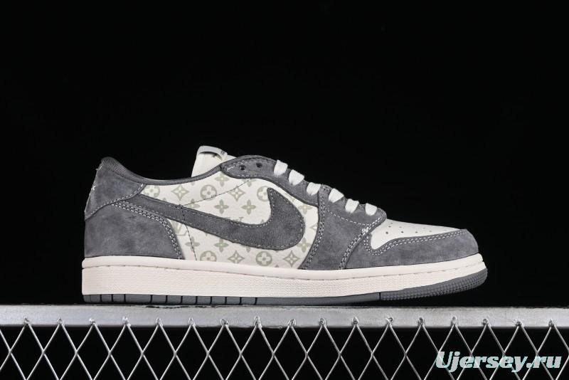 Nike Air Jordan 1 Low OG SP Travis Scott x Fragment Design Collaboration Sneakers - SJ2068-001