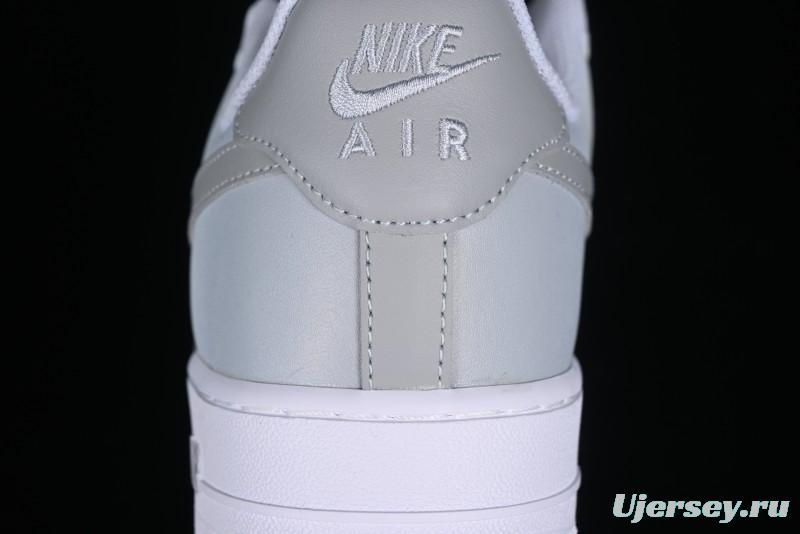 Nike Air Force 1 '07 Low Customized Anime Theme Gradient Grey Swoosh Casual Sneakers - FN0366-102