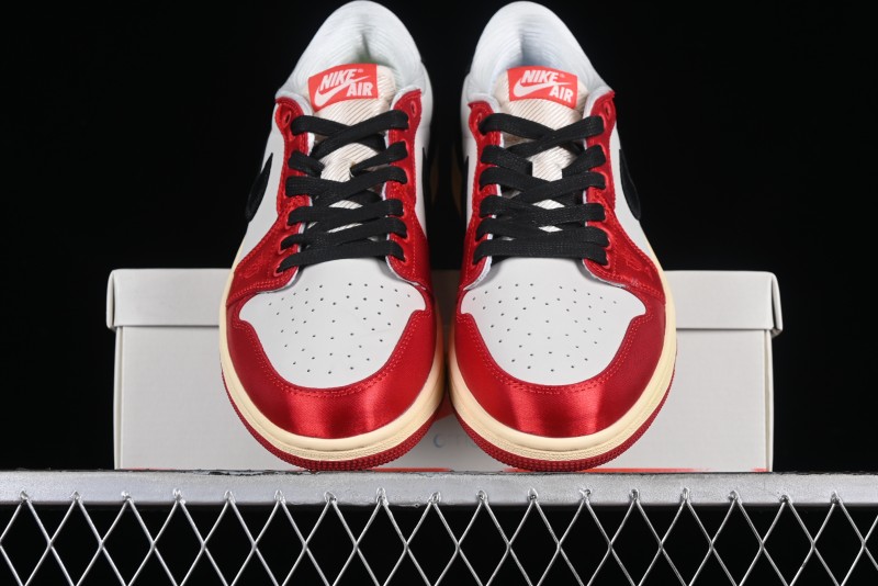 Nike Trophy Room x Jordan 1 Low OG "Away" Casual Sneakers - FN0432-100