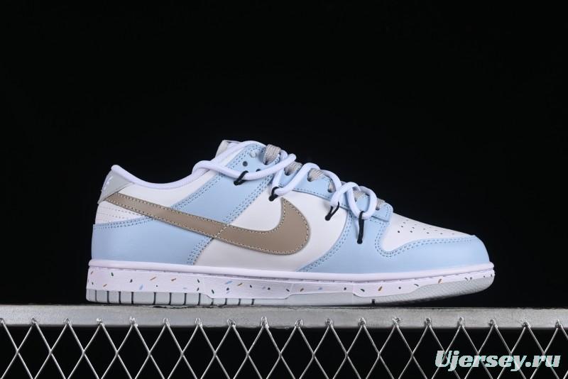Nike Dunk Pure "Platinum" SB Low-Top Casual Sneakers with Dual Laces and Bear-Inspired Design - DV0831-101