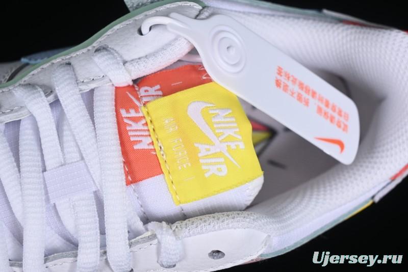 Nike Air Force 1 Shadow Lightweight Elevated Low-Top Versatile Sneakers - CW2630-141